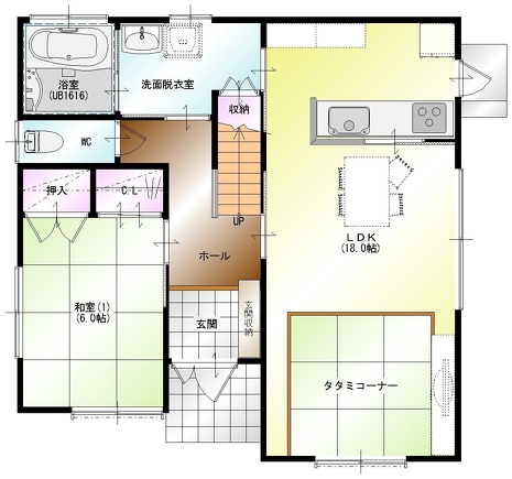 1階の平面図の写真